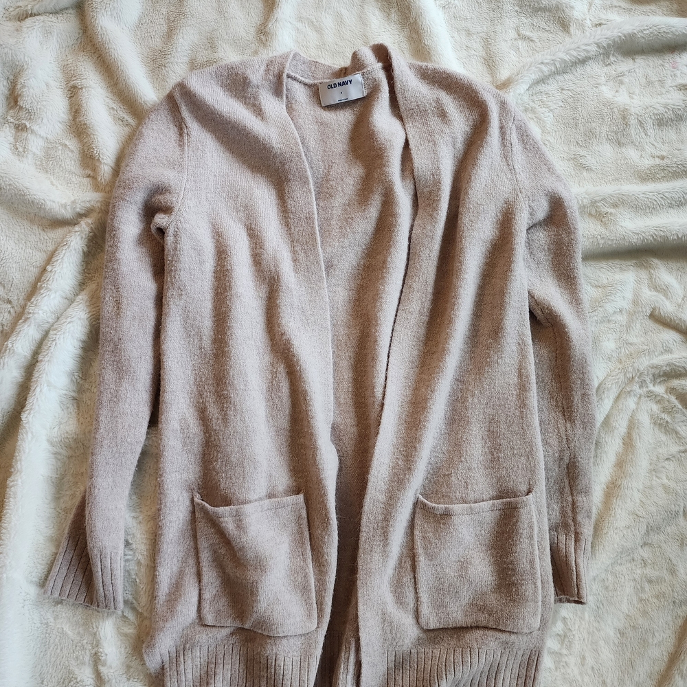 Old Navy Light Pink Cardigan Sweater